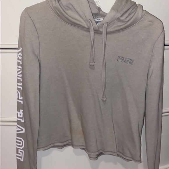 Pink cropped hoodie - Picture 1 of 1